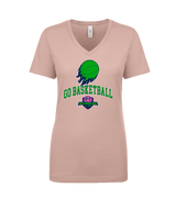 The GO Basketball Club On Fire - Womens Vneck