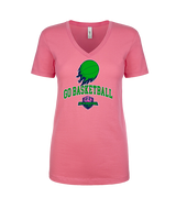 The GO Basketball Club On Fire - Womens Vneck