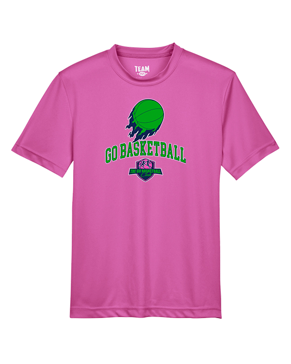 The GO Basketball Club On Fire - Youth Performance Shirt