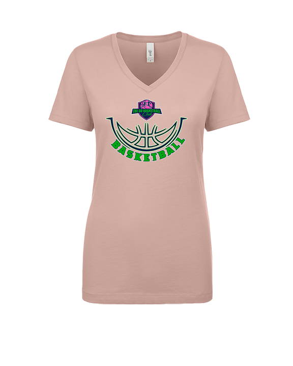 The GO Basketball Club Outline - Womens Vneck