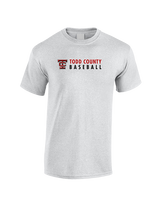 Todd County HS Baseball Basic - Cotton T-Shirt