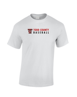 Todd County HS Baseball Basic - Cotton T-Shirt