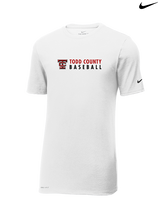 Todd County HS Baseball Basic - Mens Nike Cotton Poly Tee