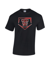 Todd County HS Baseball Plate - Cotton T-Shirt
