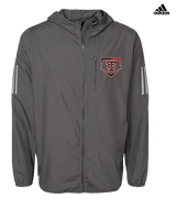 Todd County HS Baseball Plate - Mens Adidas Full Zip Jacket