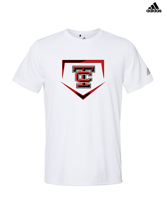 Todd County HS Baseball Plate - Mens Adidas Performance Shirt