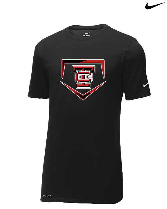 Todd County HS Baseball Plate - Mens Nike Cotton Poly Tee