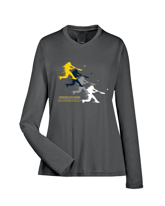 Tomahawk HS Baseball Hitter - Womens Performance Longsleeve