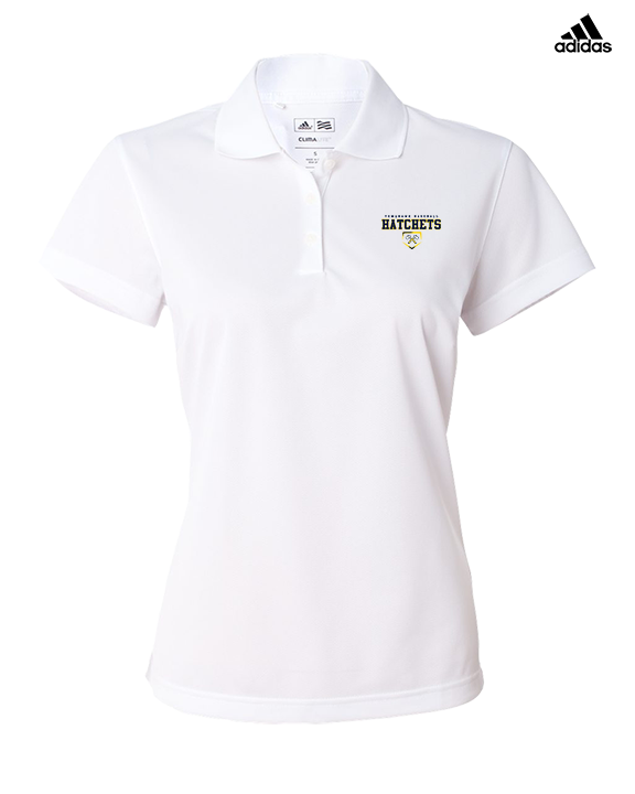 Tomahawk HS Baseball Mascot - Adidas Womens Polo