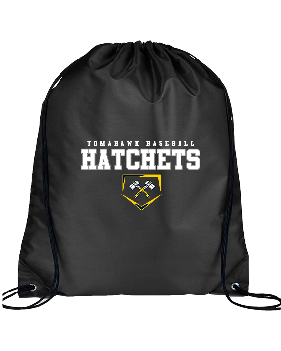 Tomahawk HS Baseball Mascot - Drawstring Bag