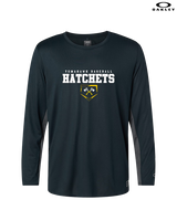 Tomahawk HS Baseball Mascot - Mens Oakley Longsleeve