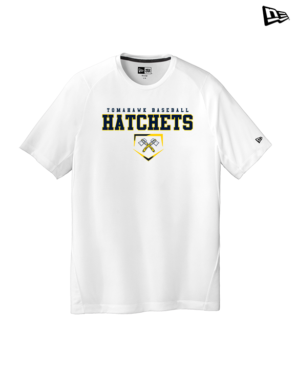 Tomahawk HS Baseball Mascot - New Era Performance Shirt
