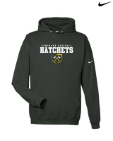 Tomahawk HS Baseball Mascot - Nike Club Fleece Hoodie