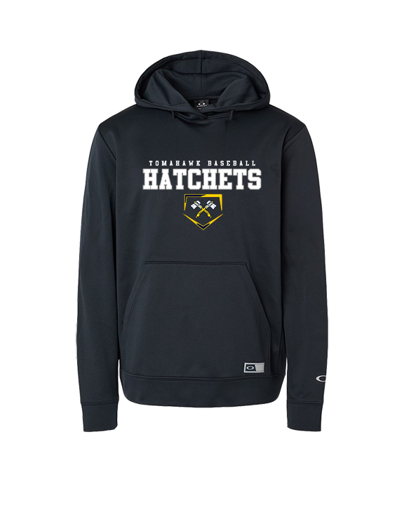 Tomahawk HS Baseball Mascot - Oakley Performance Hoodie