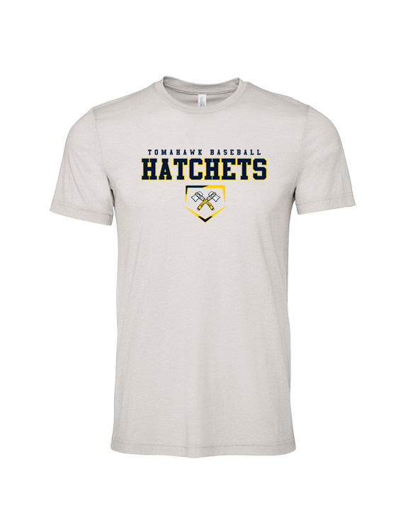 Tomahawk HS Baseball Mascot - Tri-Blend Shirt