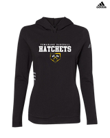 Tomahawk HS Baseball Mascot - Womens Adidas Hoodie