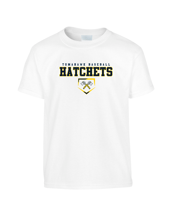 Tomahawk HS Baseball Mascot - Youth Shirt