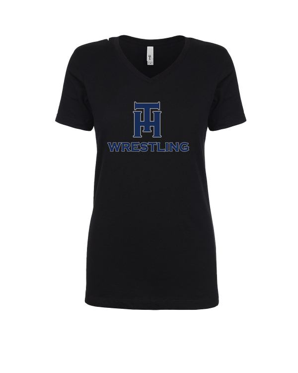 Trabuco Hills HS TH Mustangs - Womens V-Neck