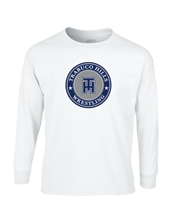 Trabuco Hills HS TH Wrestling Circle - Mens Cotton Long Sleeve