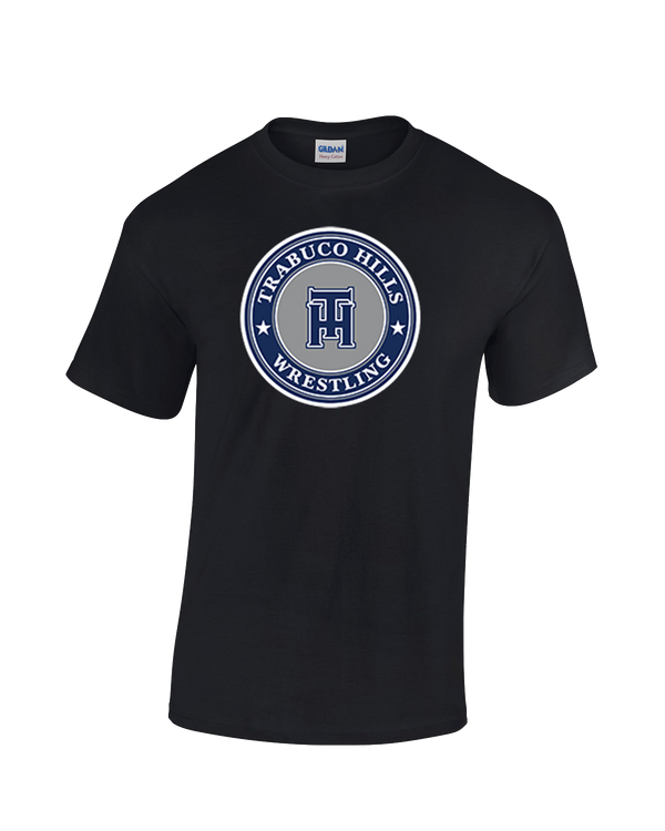 Trabuco Hills HS TH Wrestling Circle - Cotton T-Shirt