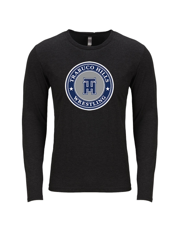 Trabuco Hills HS TH Wrestling Circle - Tri Blend Long Sleeve