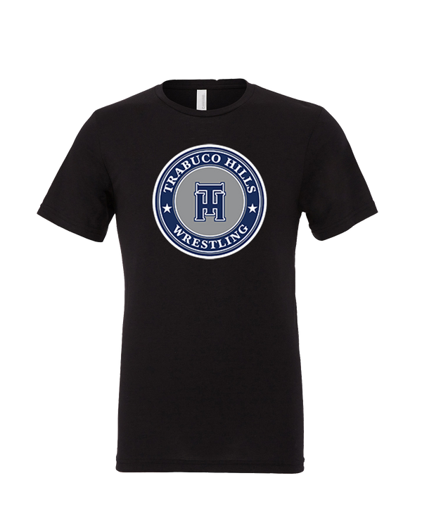 Trabuco Hills HS TH Wrestling Circle - Mens Tri Blend Shirt