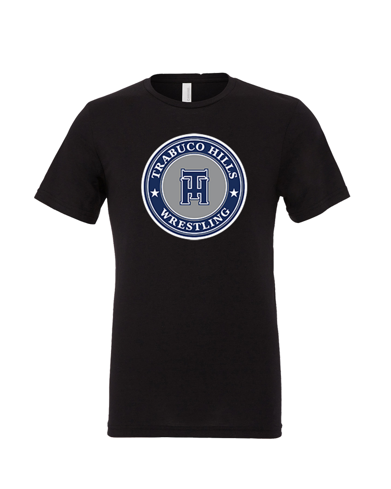 Trabuco Hills HS TH Wrestling Circle - Mens Tri Blend Shirt