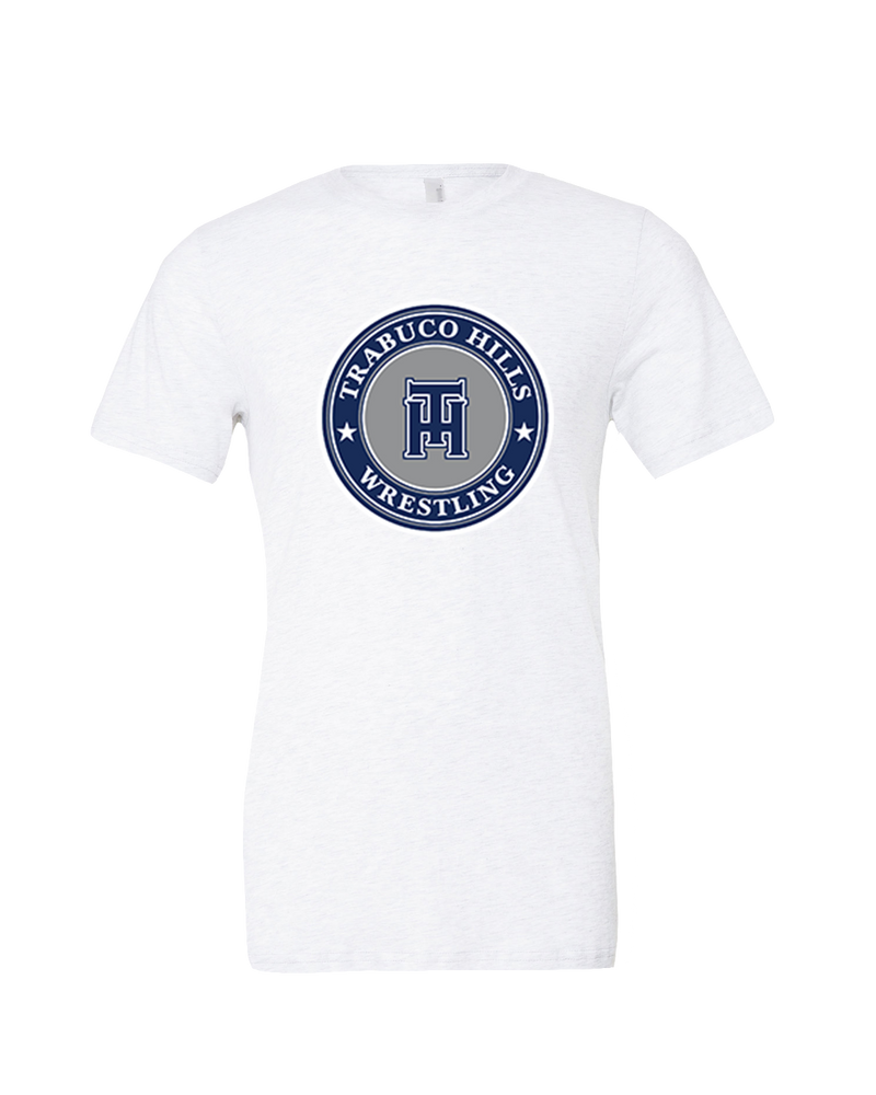 Trabuco Hills HS TH Wrestling Circle - Mens Tri Blend Shirt