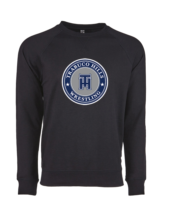 Trabuco Hills HS TH Wrestling Circle - Crewneck Sweatshirt