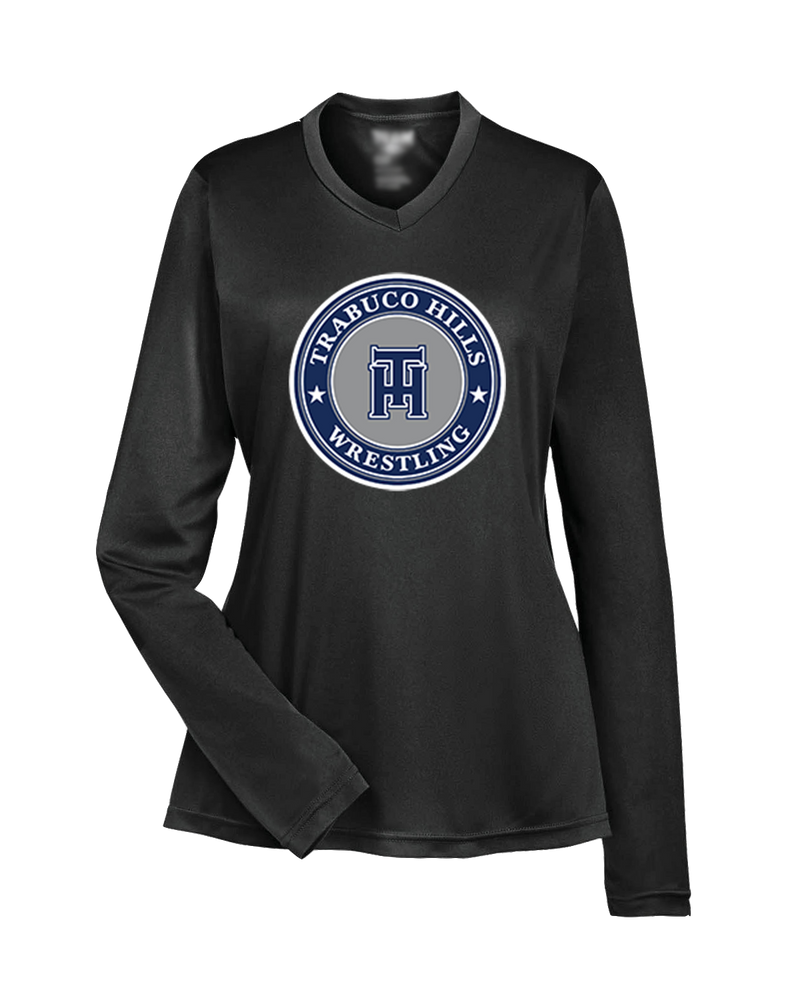 Trabuco Hills HS TH Wrestling Circle - Womens Performance Long Sleeve