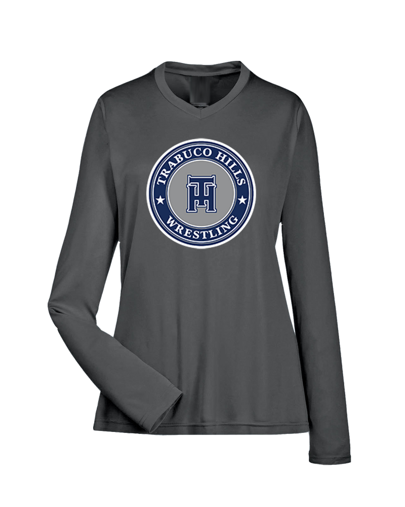 Trabuco Hills HS TH Wrestling Circle - Womens Performance Long Sleeve