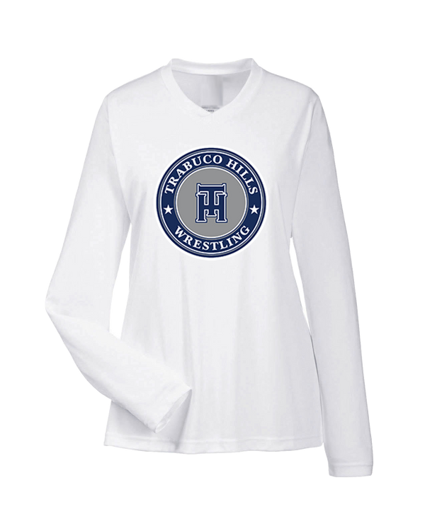 Trabuco Hills HS TH Wrestling Circle - Womens Performance Long Sleeve