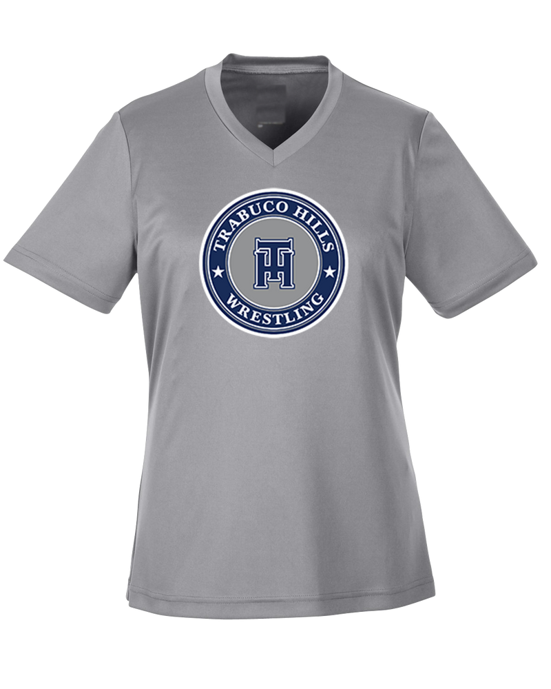 Trabuco Hills HS TH Wrestling Circle - Womens Performance Shirt