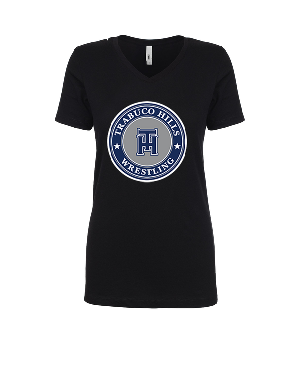 Trabuco Hills HS TH Wrestling Circle - Womens V-Neck