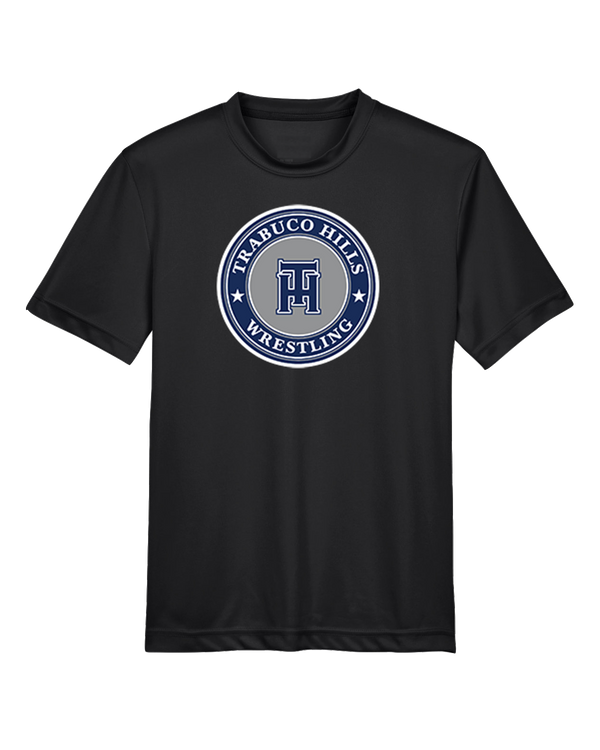 Trabuco Hills HS TH Wrestling Circle - Youth Performance T-Shirt