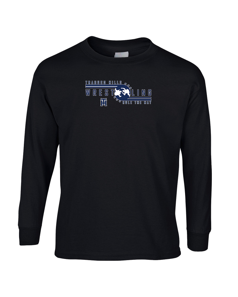 Trabuco Hills HS TH Rule The Mat - Mens Cotton Long Sleeve