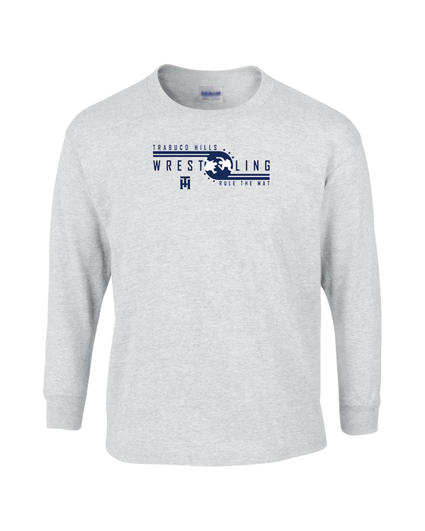 Trabuco Hills HS TH Rule The Mat - Mens Cotton Long Sleeve