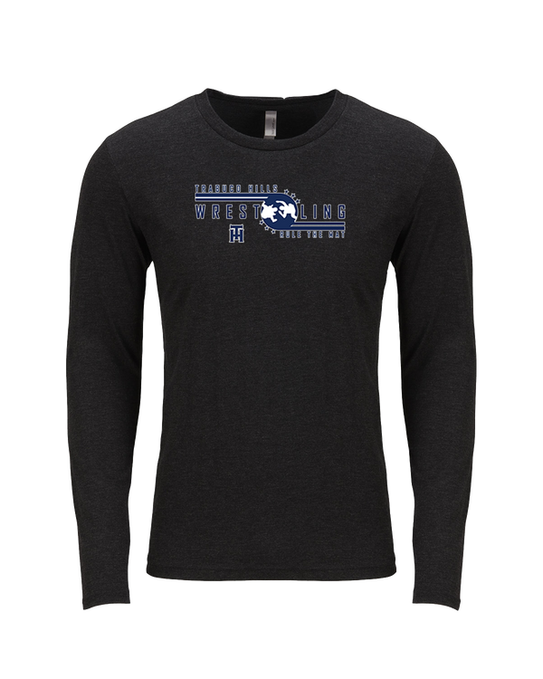 Trabuco Hills HS TH Rule The Mat - Tri Blend Long Sleeve