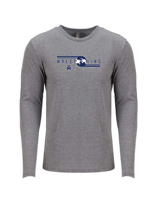 Trabuco Hills HS TH Rule The Mat - Tri Blend Long Sleeve