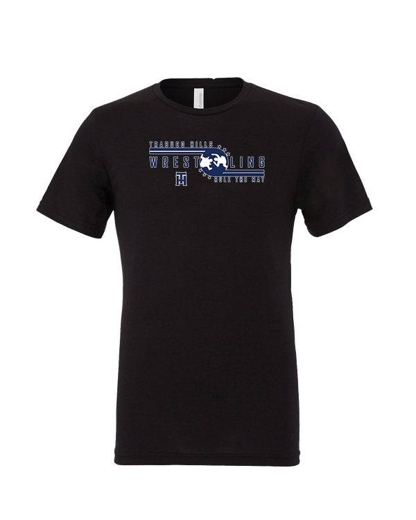 Trabuco Hills HS TH Rule The Mat - Mens Tri Blend Shirt