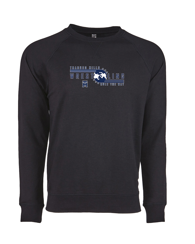 Trabuco Hills HS TH Rule The Mat - Crewneck Sweatshirt