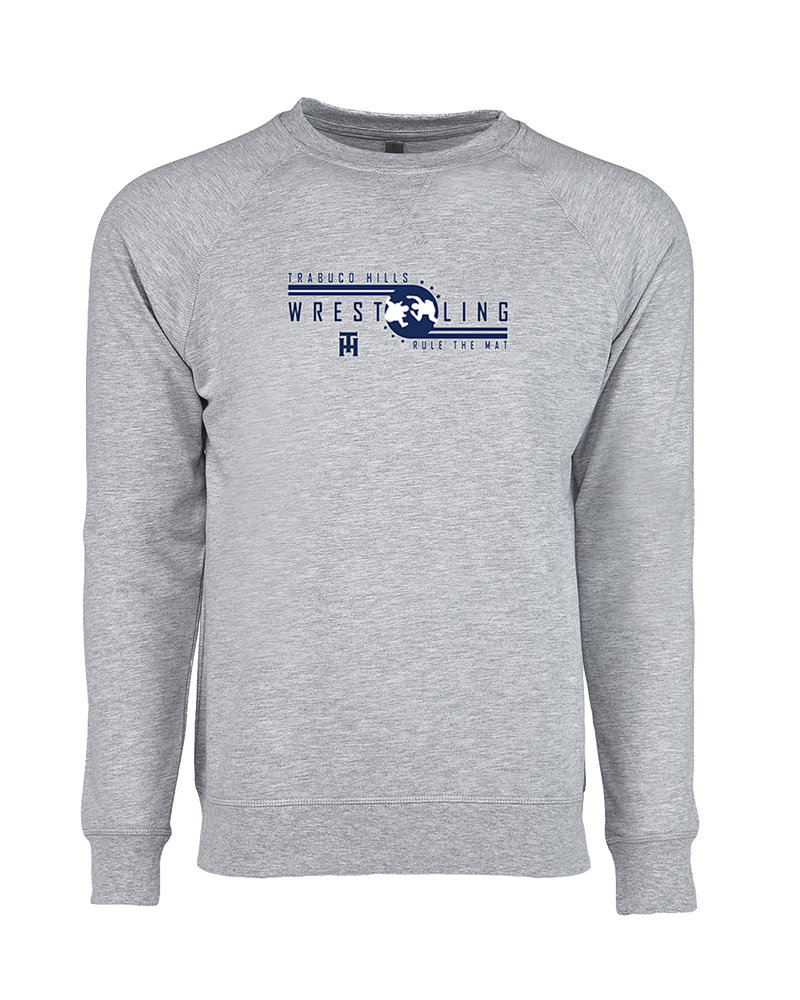 Trabuco Hills HS TH Rule The Mat - Crewneck Sweatshirt