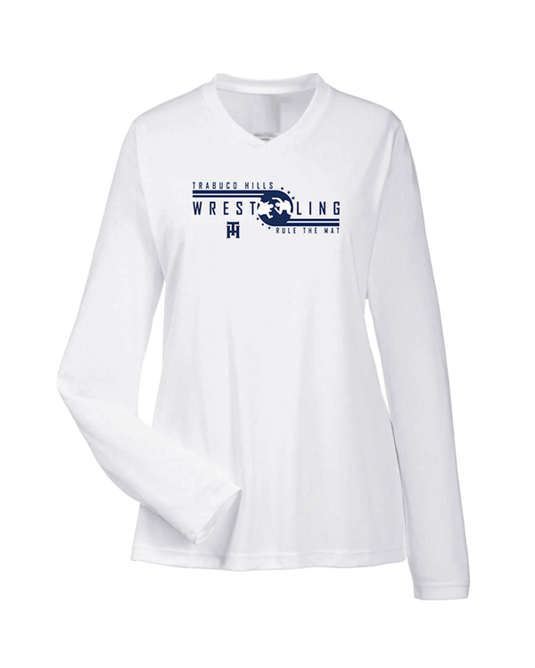 Trabuco Hills HS TH Rule The Mat - Womens Performance Long Sleeve