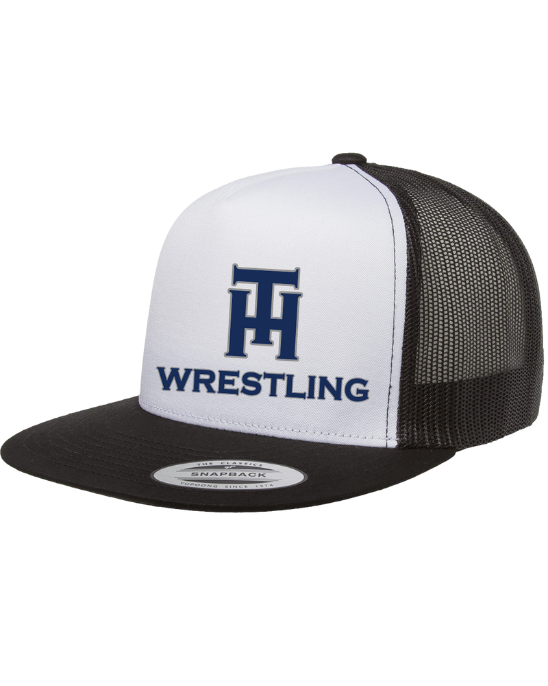 Trabuco Hills TH Mustangs - Adult Classic Trucker with White Front Panel Cap