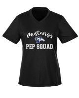 Trabuco Hills HS Cheer Pep Squad Logo 3 - Womens Performance Shirt