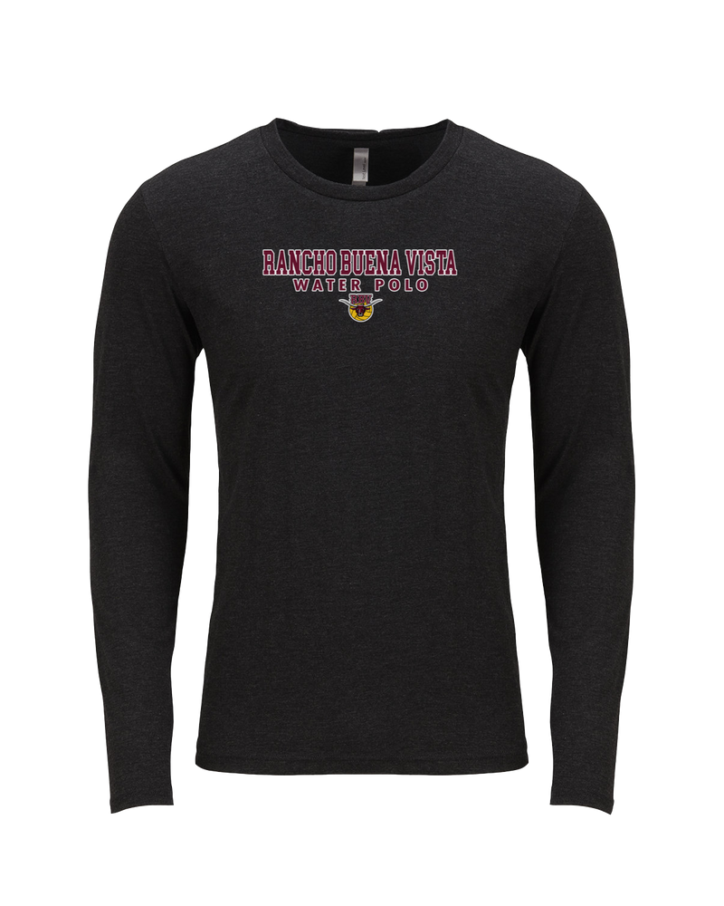 Rancho Buena Vista HS Water Polo Block - Tri Blend Long Sleeve