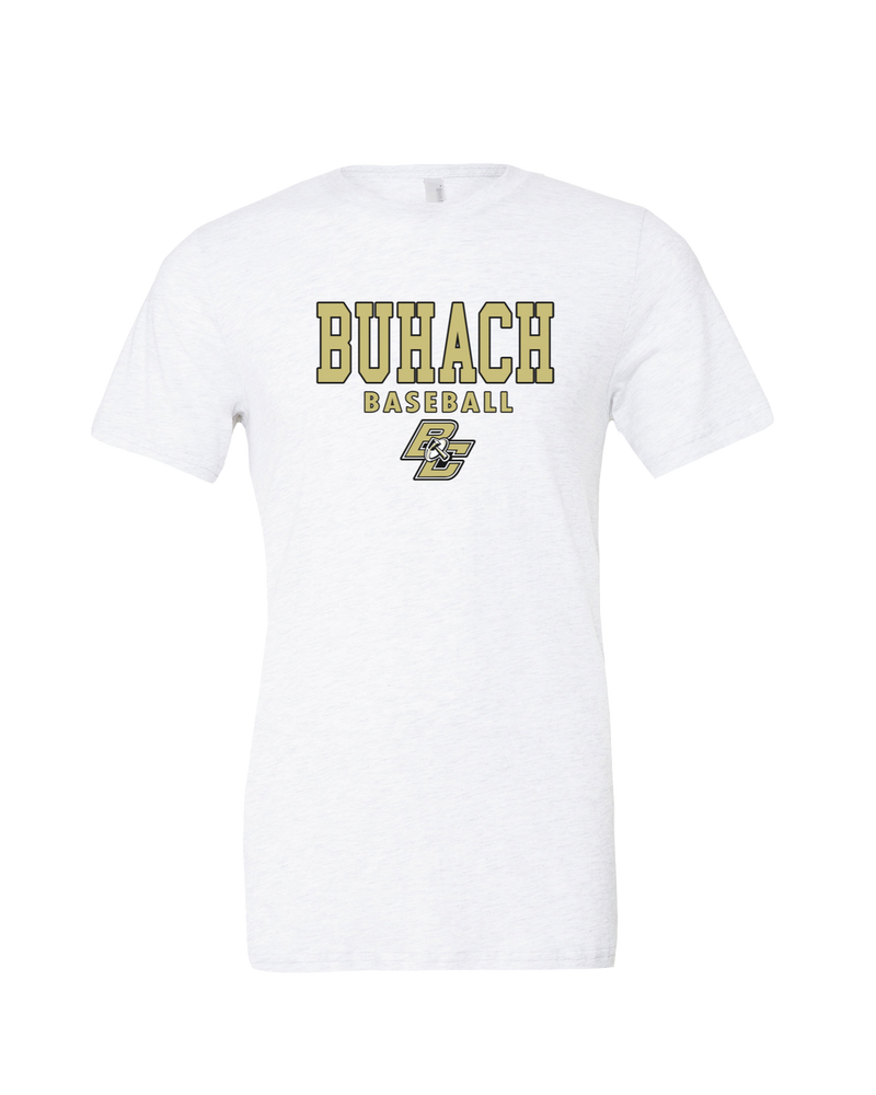 Buhach HS Baseball Block - Tri-Blend T-Shirt