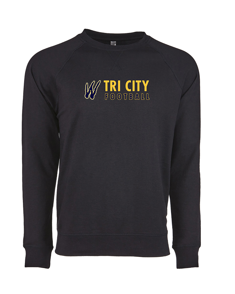 Tri City Wolverines Football Basic - Crewneck Sweatshirt