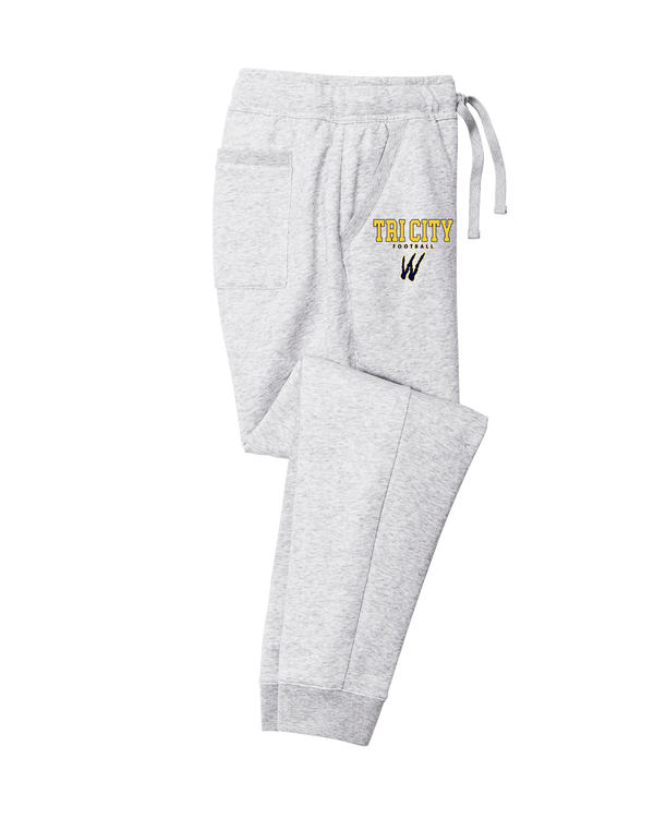 Tri City Wolverines Football Block - Cotton Joggers