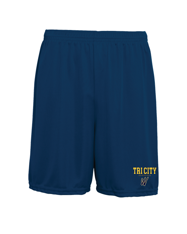 Tri City Wolverines Football Block - 7 inch Training Shorts